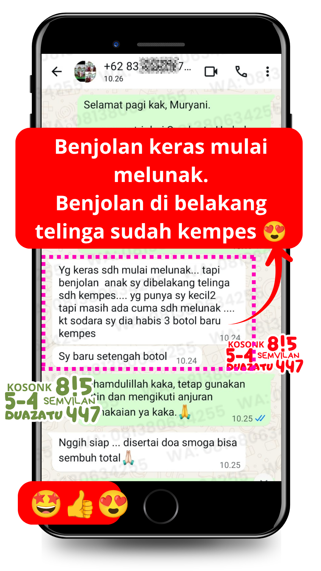 Dokumentasi testimoni pelanggan Oilife 14